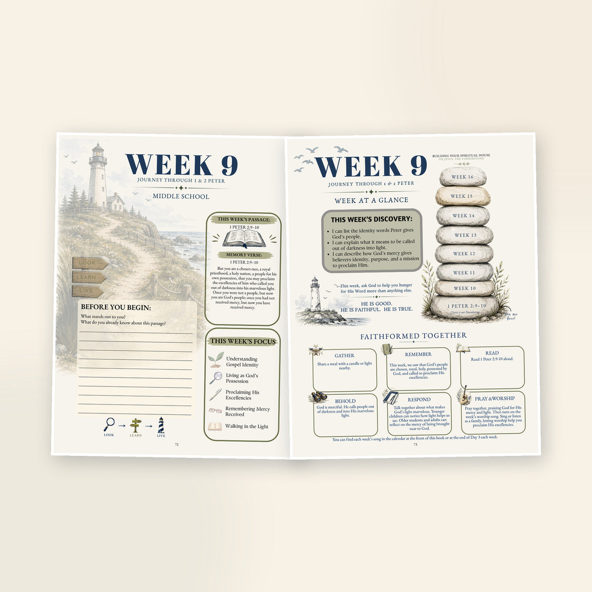 FaithFormed 1 & 2 Peter: Middle School Bible Curriculum (Print)